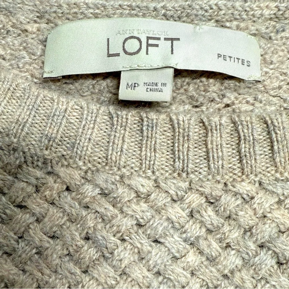 Ann Taylor LOFT Wool Blend Sweater Size MP